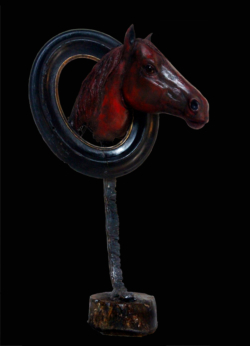 Cheval rouge - Autoportrait Cheval rouge Autoportrait ©Thierry Chollat