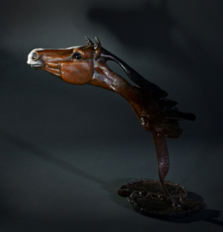 Cheval - Thierry Chollat scupture Isère France