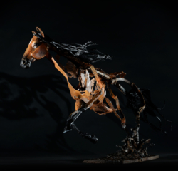 Cheval - Thierry Chollat scupture Isère France