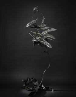 Dérobade Dérobade - Piano droit en métal | Sculpture instrument Thierry Chollat - France