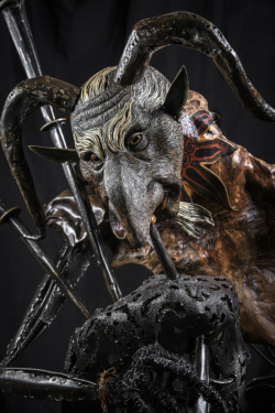 Espièglerie Espièglerie - Sculpture Thierry Chollat - Fer et bois acacia - L 78 x l 97 x h 172 - Photo Anthony Cottarel 2