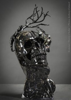 Impulsions racinaires - Musique électronique Impulsions racinaires - Musique électronique | Céramique, papier mâché | Sculpture instrument Thierry Chollat - France, photo Anthony Cottarel
