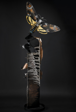 Prémonitions pianistiques Prémonitions pianistiques - Piano fer et bois (chêne) -Sculpture Thierry Chollat - Photo Anthony Cottarel