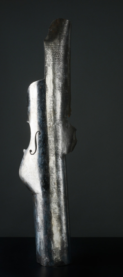 Spéculaire Spéculaire - Violon, fonte. Interprétations d'instruments de Musique ©Thierry Chollat