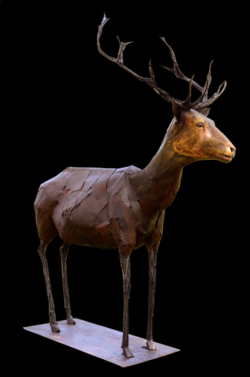 Cerf Fer et bois ©Thierry Chollat