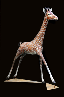 Giragon Fer et bois (thuya) - échelle 1 - Conçu pour résister en extérieur ©Thierry Chollat