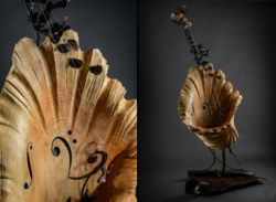 L'écrin de l'onde éclose L'écrin de l'onde éclose - Thierry Chollat, sculpteur, Isère, France, instruments