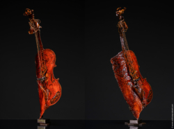 L'Aube des Brandons L'Aube des Brandons - Violon, fer et papier. Interprétations d'instruments de Musique ©Thierry Chollat