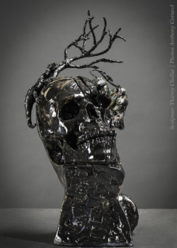 Impulsions racinaires - Musique électronique Impulsions racinaires - Musique électronique | Céramique, papier mâché | Sculpture instrument Thierry Chollat - France, photo Anthony Cottarel