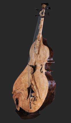 Contrebasse Contrebasse Fer et bois chataignier. Interprétations d'instruments de Musique ©Thierry Chollat
