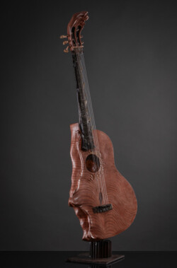 Guitare Guitare Fer et bois (séquoia et hêtre) Interprétations d'instruments de Musique ©Thierry Chollat