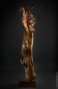 Orphée Orphée Lyre en fer et bois (magnolia) Interprétations d'instruments de Musique ©Thierry Chollat