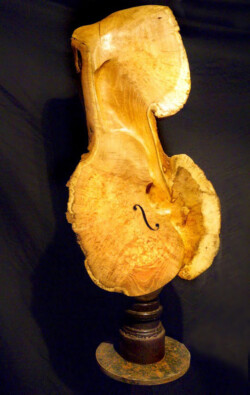 Violon Violon en loupe d'acacia. Interprétations d'instruments de Musique ©Thierry Chollat